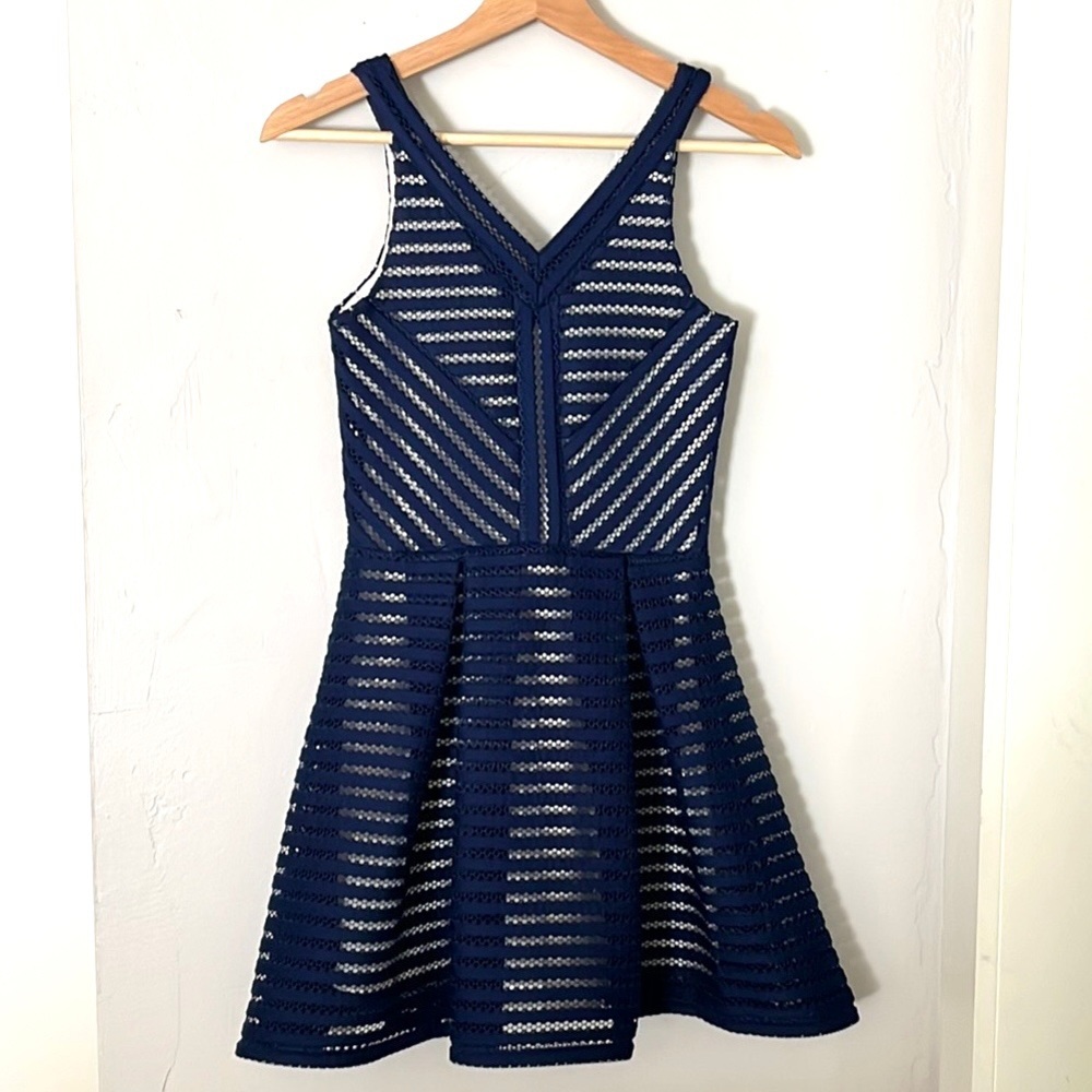 Elisa B. Navy Blue Tween Dress size 12